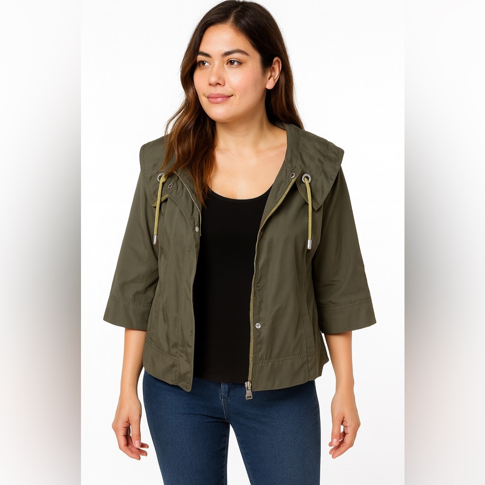 Mossimo Supply Olive Green Shell Jacket-Small